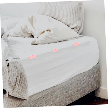 Tofficu 2 Set Clip Fissaggio Lenzuolo Clips Per Coprimaterasso Antiscivolo Accessori Per Biancheria Letto Per Teniere Coperta E Cuscini Resistente E Pratico Colori Upgrade 24 Pezzi * 2