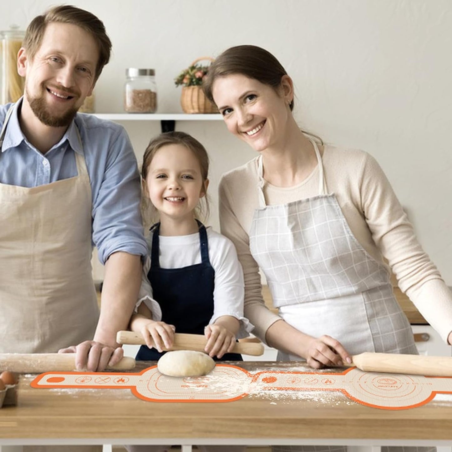 Silicone Bread Sling for Dutch Oven, 2 PCS Non-Stick, Easy Clean & Reusable Bread Baking Mat with Long Handles, Sourdough Tools for Transfer Sourdough Bread(Oval & Round)