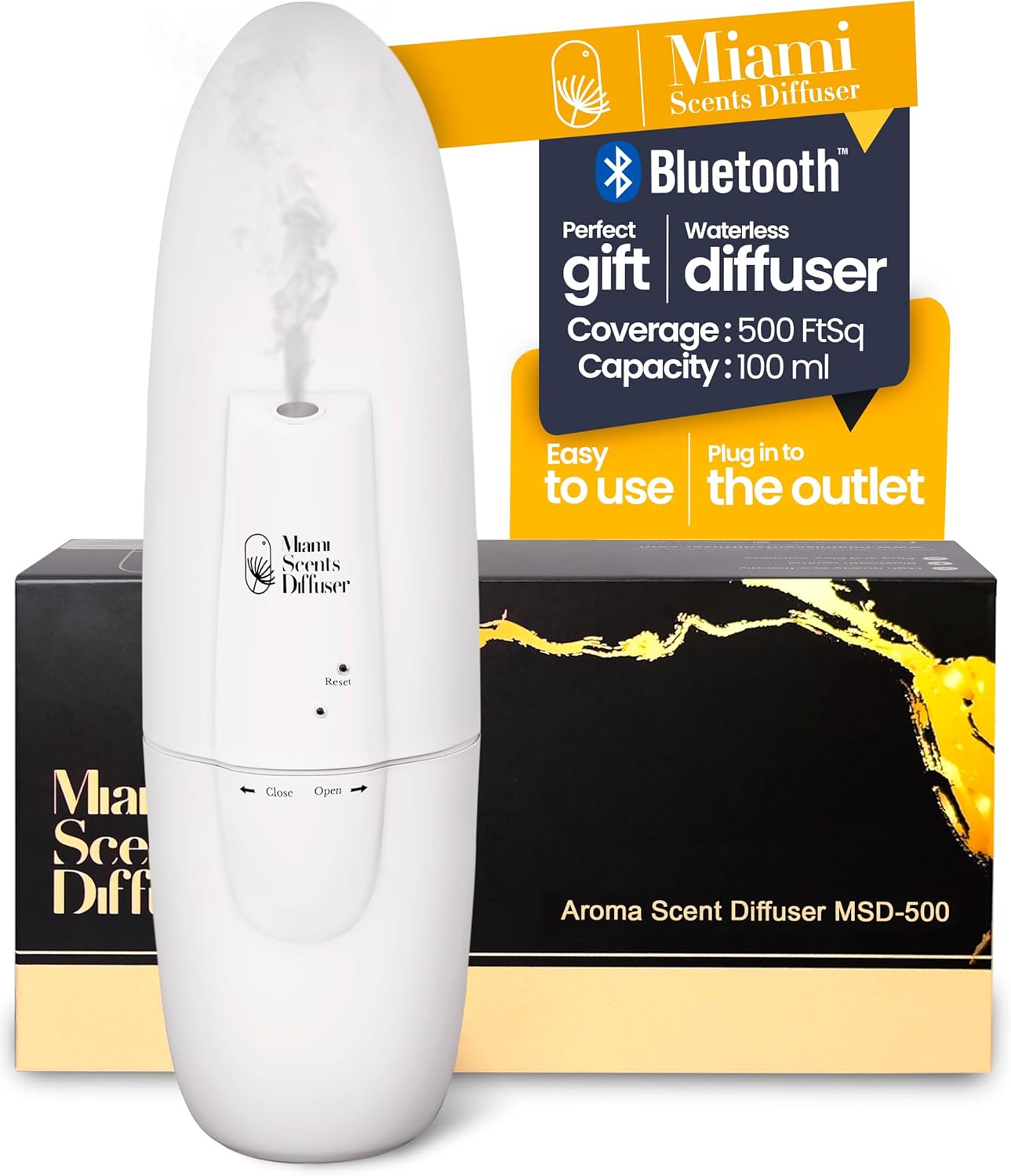 Plug in Wall Waterless Diffuser for Essential Oils Coverage Up to 500 ...