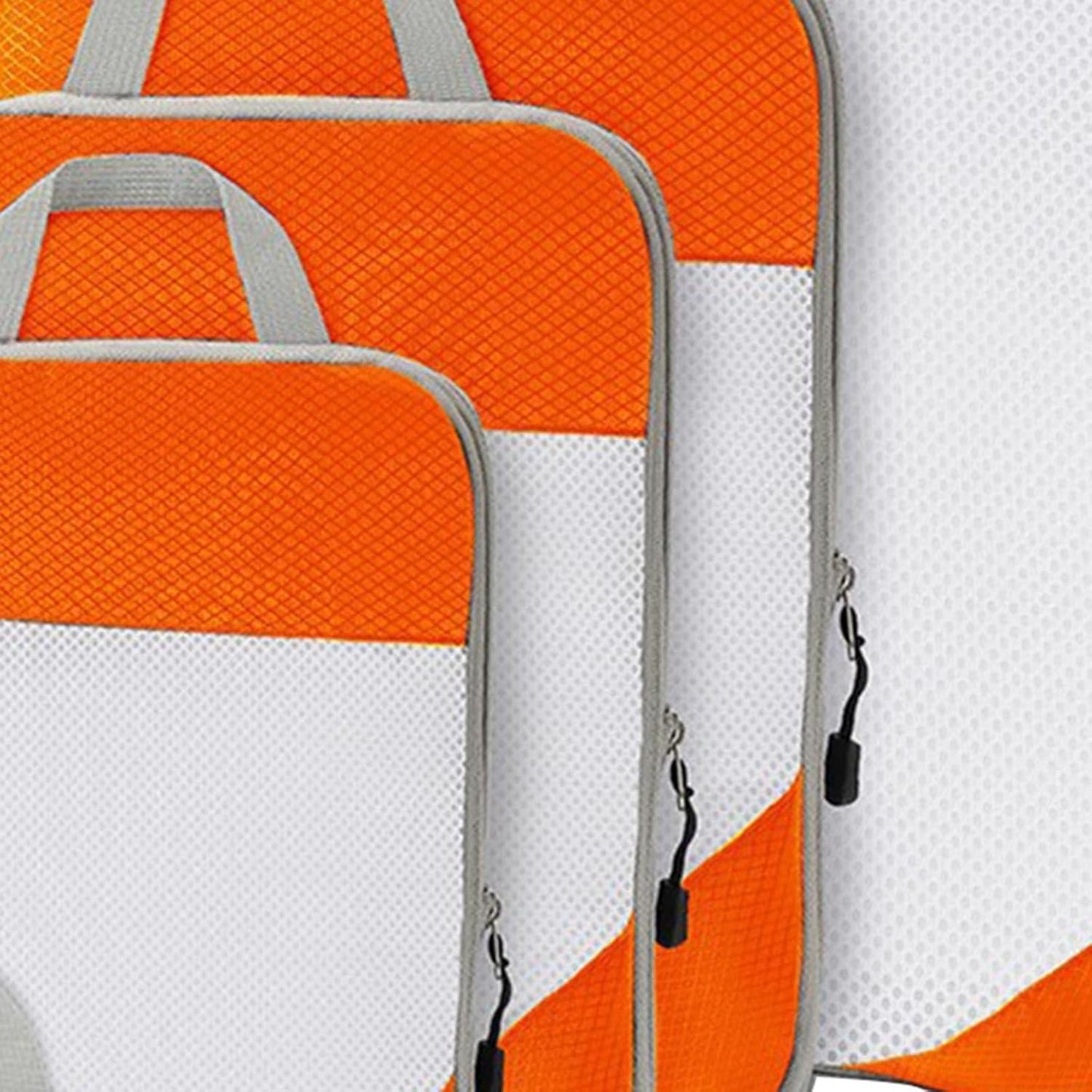 Generic 6-Piece Travel Packing Cubes Set for Efficient Organization on The Go, Orange