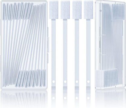 40Pcs Disposable Crevice Cleaning Brushes for Small Spaces, Detail Gaps Scrub Cleaner Brush Set for Toilet Bowl Corner, Household Cleaning Tool Supplies for Window Track, Door Grooves, Vent Fan