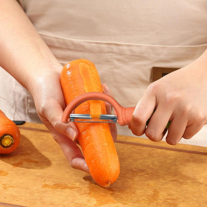 Peeler for Kitchen, Stainless Steel Peeler - 3x Stainless Steel Vegetable Fruit Peeler,Ergonomic Design Food Prep Vegetable Processing Tool for Potato, Pep