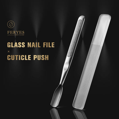 FERYES Nail Clippers Set - Premium Quality Stainless Steel Toenail and Fingernail Clipper for Manicure - 4PCS Nail Care Tool Kit