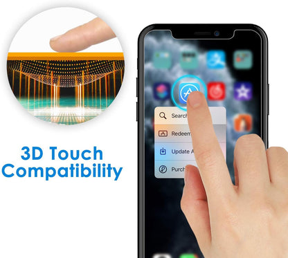 JETech Screen Protector for iPhone 11 Pro, iPhone Xs and iPhone X 5.8-Inch, Tempered Glass Film, 2-Pack