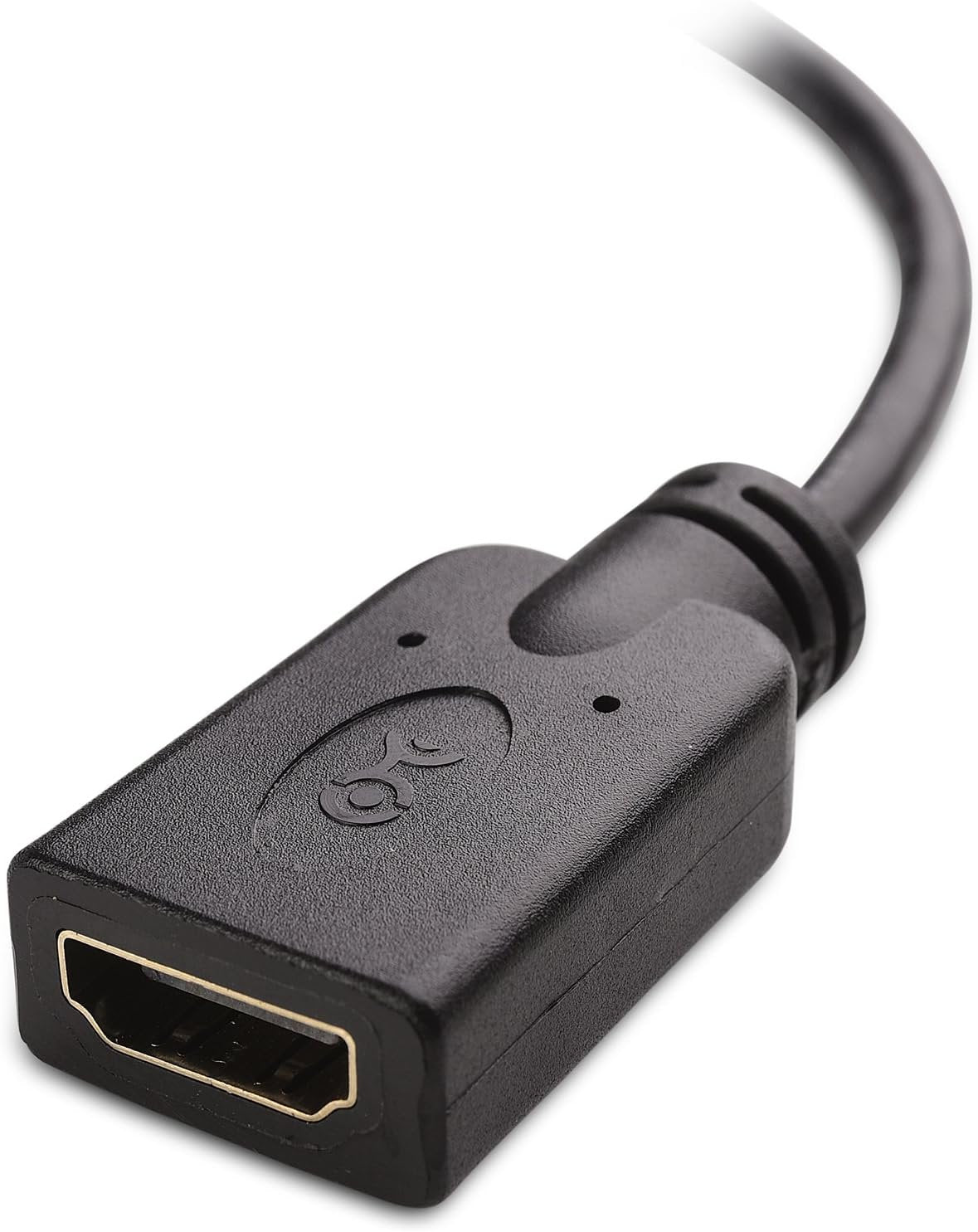 Cable Matters 2-Pack Micro HDMI to HDMI Adapter (HDMI to Micro HDMI Adapter) 6 Inches with 4K and HDR Support for Raspberry Pi 4 and More