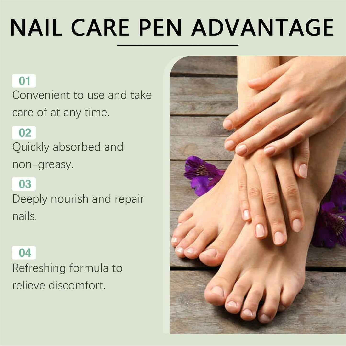 Nail Care Pen Fungus 2 ml, Fungal Treatment For Toenails, Fungus Nail Care Pen, NailGrowth Treatment Pens, Natural Nail Growth Serum, Cuticle Oil Pens (3 Pcs)