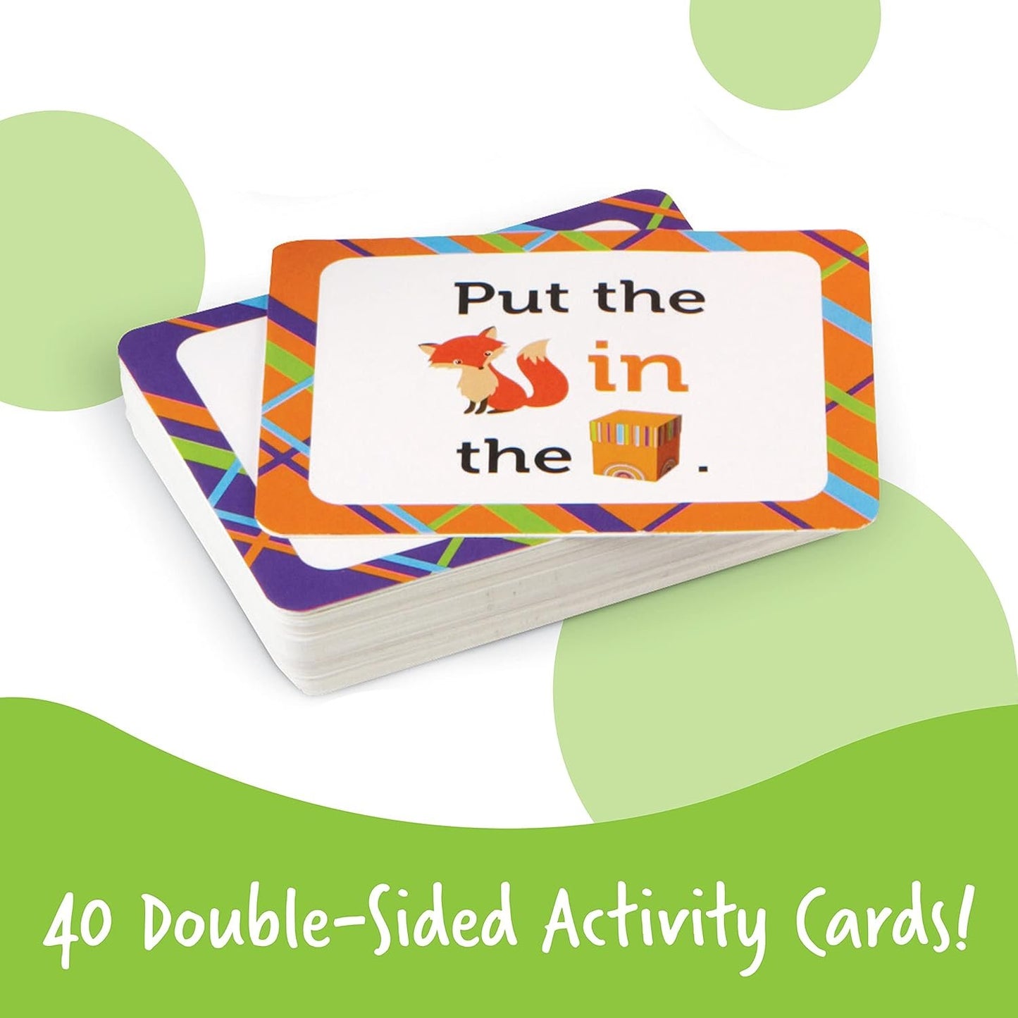Learning Resources Fox in The Box Position Word Activity Set, Phonics Game, Preschool, 65 Piece Set, Ages 3+