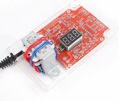 LM317 DIY Kit Adjustable Voltage 220V to 1.25V-12.5V Step-Down Adapter PCB Module Electronic Kit