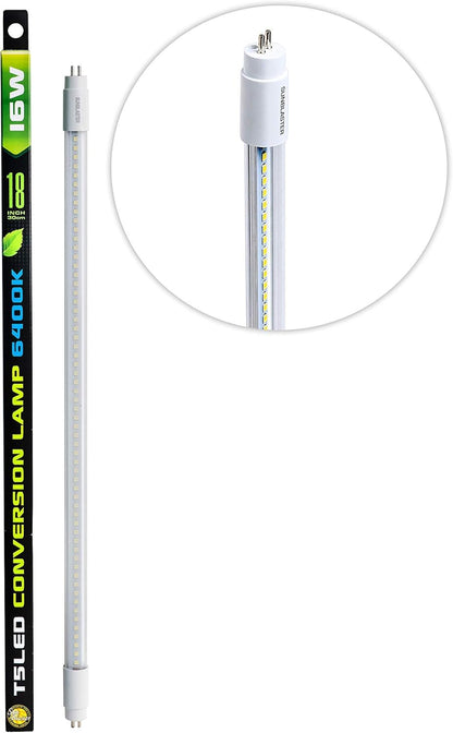 SunBlaster 0900822 18" T5 LED Conversion Lamp-6400K Lens Small Clear