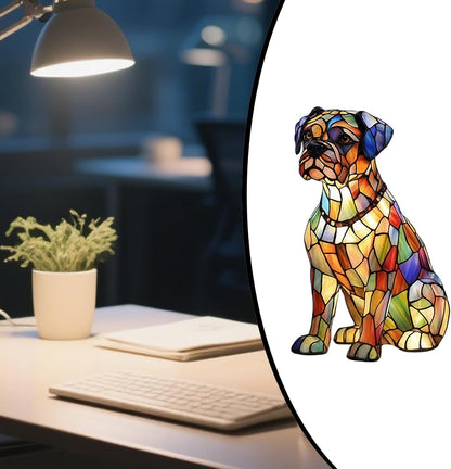 Dachshund Lamp | Dogs Themed Bedroom Resin Light,Rechargeable LED Ambience Lamp for Bedside Shelf Use in Bedroom Childrens Room