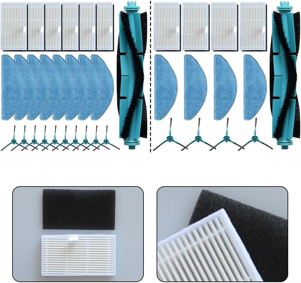 Cleaning Essentials - Set di filtri per scopa principale e panno per mocio, compatibile con aspirapolvere MEDION X41 Series (B)