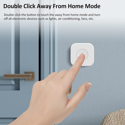 ZigBee 3.0 Smart Button Switch Wireless Mini Switch for DIY Home Automation Scene APP Remote Control Intelligent Light Switch Household Appliances Smart Control