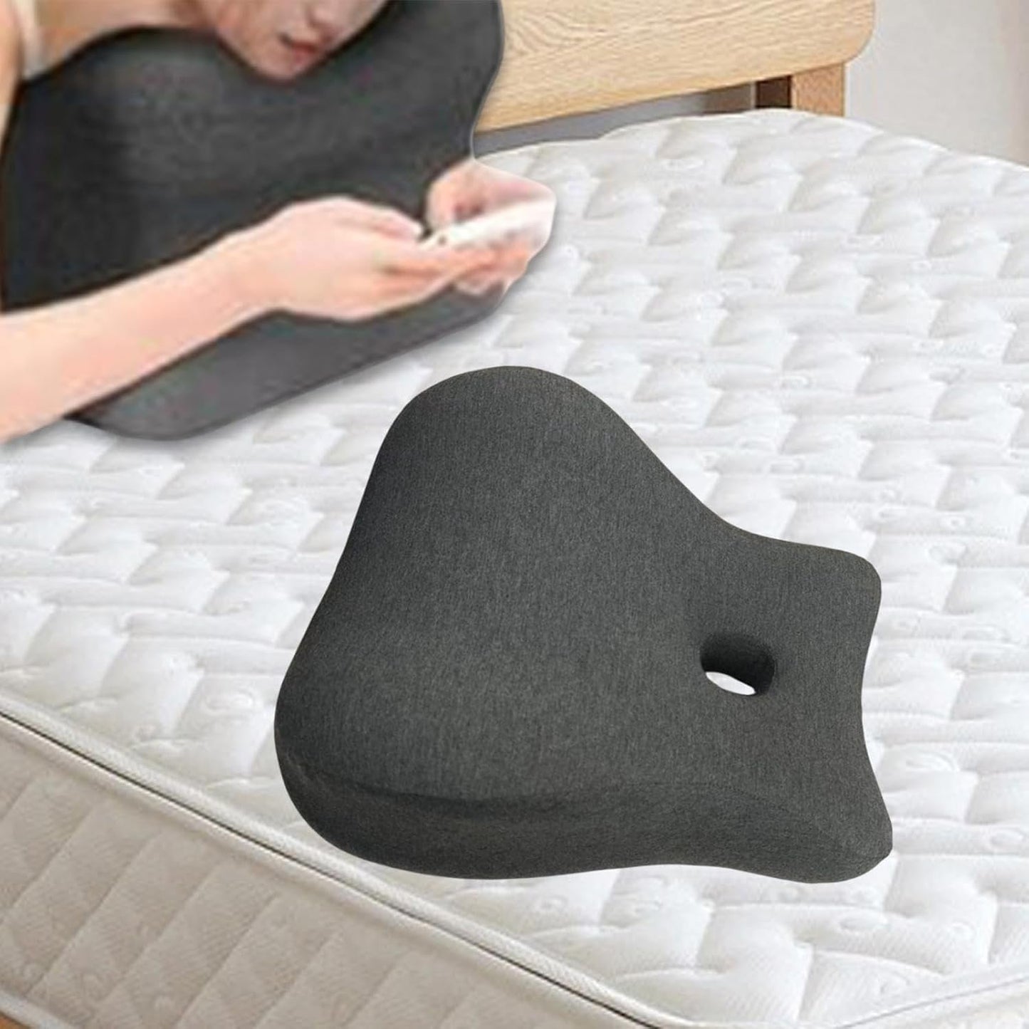 Amagogo Face Down Pillow Back Support Home Essentials Ergonomic Professional Prone Pillow