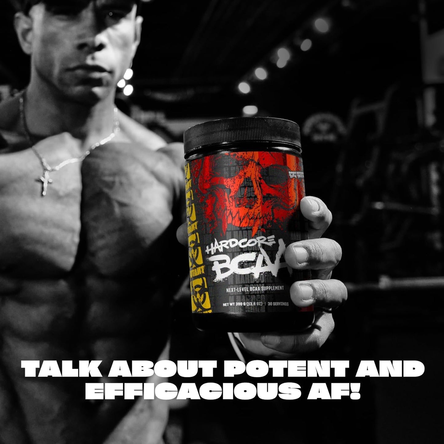 MUTANT HARDCORE BCAA - Pre, Intra or Post Workout – BCAA next level branched-chain Amino Acids Supplement – Hydration + Recovery - 30 serving - Iced Tea