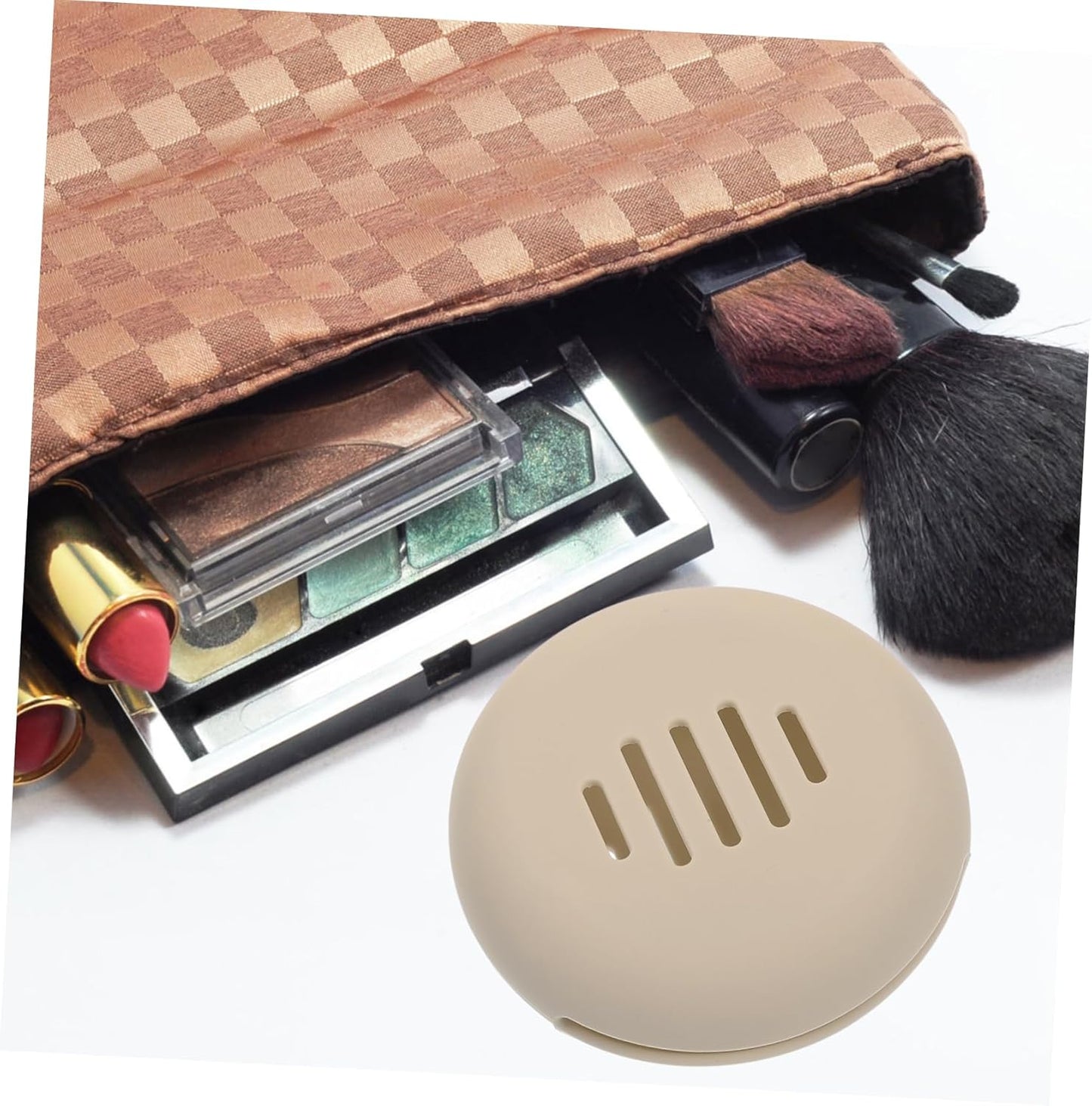 Beatifufu Kit Viaggio Per Spugna Da Trucco Astuccio Portatile in Silicone Per Piumino Da Cipria Accessori Make Up Compacti