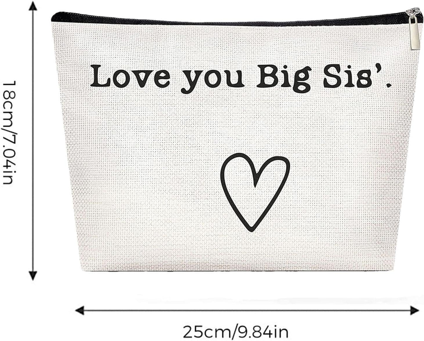 Toiletry Bag Travel Bag | Large Toiletry Bag Sister | Portable Travel Toiletries Hygiene Bag, Funny Christmas Birthday Makeup Cosmetic Bag