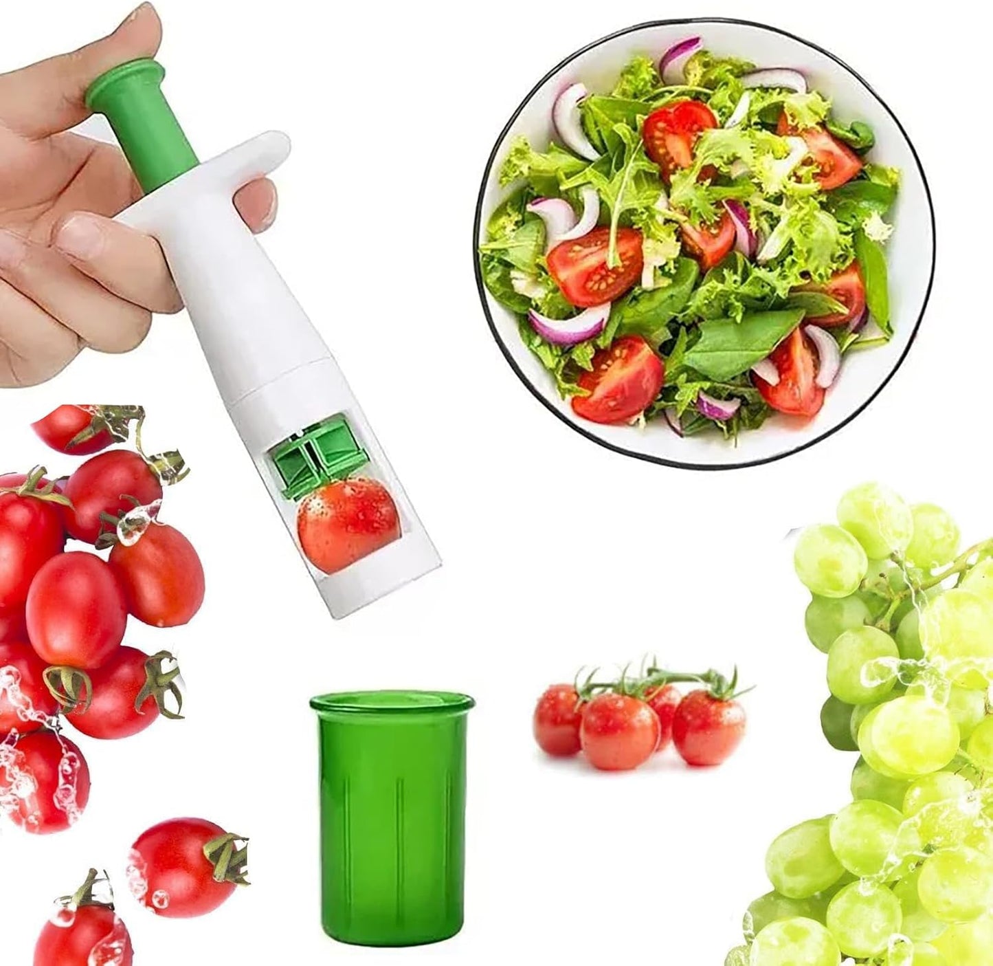 Grape Cutter Slicer Tomato Slicer - Kitchen Gadget Tool Auxiliary Baby Kitchen Food Vegetable Fruit
