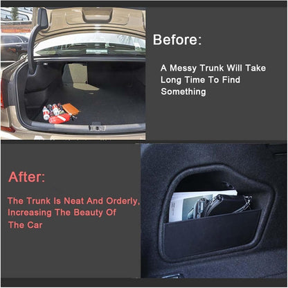 MEFALO For Audi, A4 B8 B9 A3 8V 8P Q3 8U Auto Accessories,Car Trunk Side Storage Organizer Board Trunk Storage Plate Plank Accessoriesf Trunk Organizers(For A4 09-16)