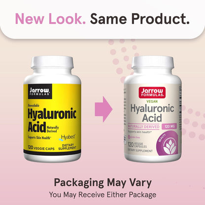 Jarrow Formulas Hyaluronic Acid, Skin Hydration, 120 Veggie Caps