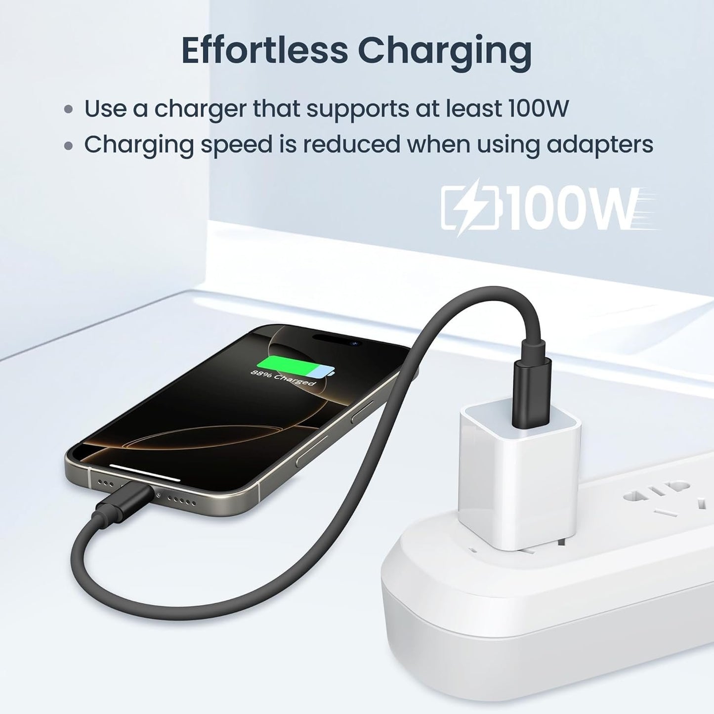 Elebase USB Charging Adapter Kit Box,USB to USBC Adapter Set,Type C to USB 3.0 OTG iOS Micro Multi Portable Converter Case with 1Ft 100W Charger Cable for iPhone 16 15 Max Pro,Samsung Galaxy S25 Plus