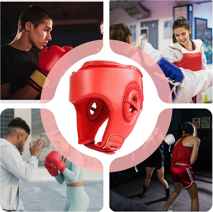 Sparring Headgear, Adjustable Boxing Head Protector, Professional Protective Gear, 10.24 x 9.06 x 7.87 Inches, Ideal for Gym Workouts, Home Training and Competitions