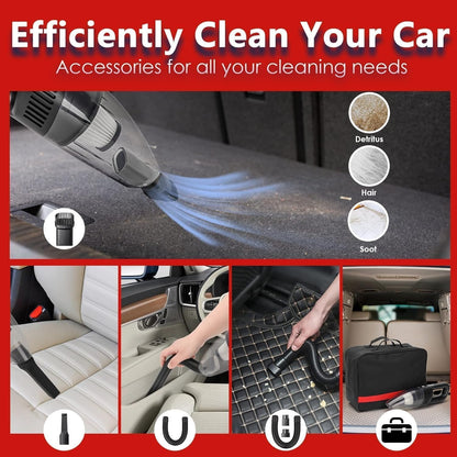GASLIKE 63PCS Car Wash Cleaning Kit,Car Wash Brush with Long Handle,Car Detailing Kit with Foam Gun,Car Cleaning Supplies,Handheld Vacuum, Car Detailing Kit (63PCS)