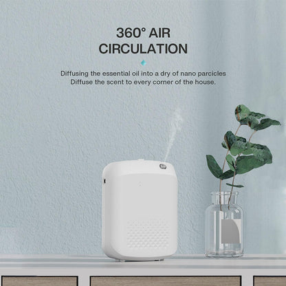 Smart Scent Air Machine 400ml Large Capacity Wall Mounted Essential Oils Diffuser Bluetooth Control 5 Gears for Home Hotel Office
