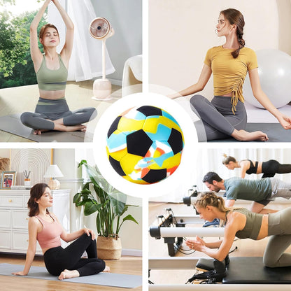 Adsfvs Palle Massaggianti,Pallina per Massaggio Muscolare | Attrezzo Sportivo in Silicone, Elastici per Yoga, Palestra e Spostamenti, Adatta per Mani, Piedi e Schiena