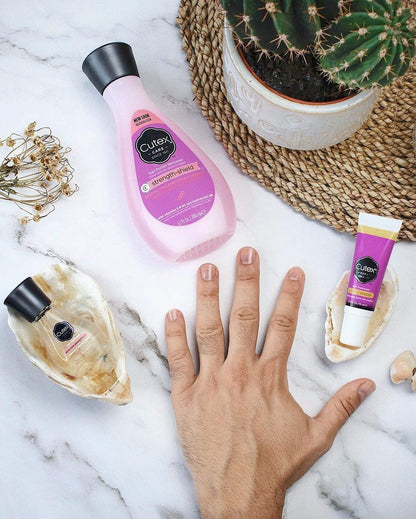 Cutex All In One Strengthener Strengthener Treatment Nail Care Treatment Weak And Unhealthy Looking Nails, 13.6 Milliliter