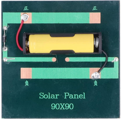 Solar Panel Charger, Solar Charging Board Cell Charging Board 1W DC2V for 1.2V AA Batteries Power Supply for Outdoor Use