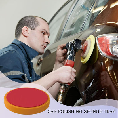 Reusable Polishing Pads, Wax Applicator Pad,5.91x5.91x0.98 inches Automotive Tools Equipment for Tire Dressing, Interior Cleaning, Dashboard Detailing, and Exterior Wheel Shine