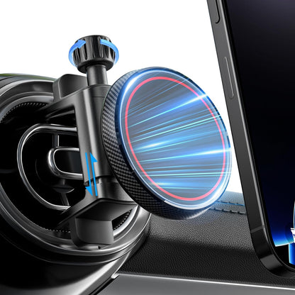 ALAFLY Compatible with Magsafe Car Mount for Mercedes Benz A/B/C/E/G/GLA/GLK/Mini Cooper Round Air Vent, Strong Magnetic Phone Holder for iPhone 16 15 14 13 12 Pro Max Plus Mini