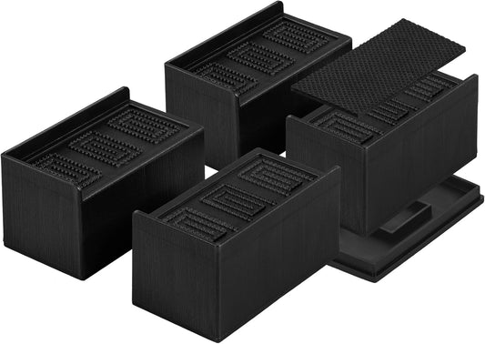 Uping Bed Risers for Furniture Table Riser Sofa Bed Riser Feet Furniture Riser, Height Increased by 5.5 cm