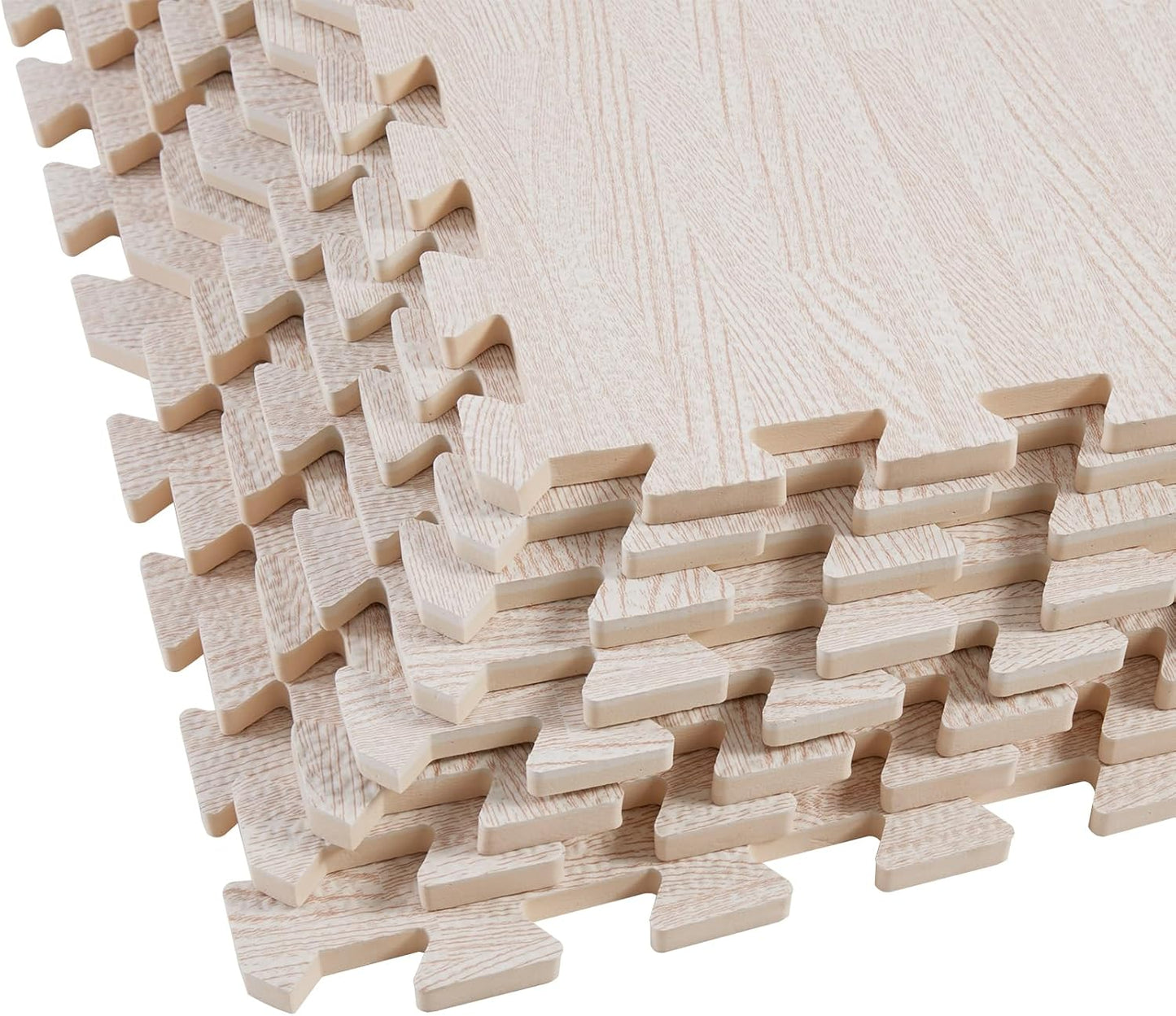 Amon Tech Interlocking Floor Tiles 23.6 X 23.6 Inch Puzzle Exercise Mat for Cushions for Workouts Protective Flooring Foam Mats (12 Packs)