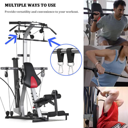 Favuit Fitness Hanging Straps, Cable Pulley Straps Weight Pulley System Gym Equipment for Workout Attachment DIY Home Gym Camping Accessories