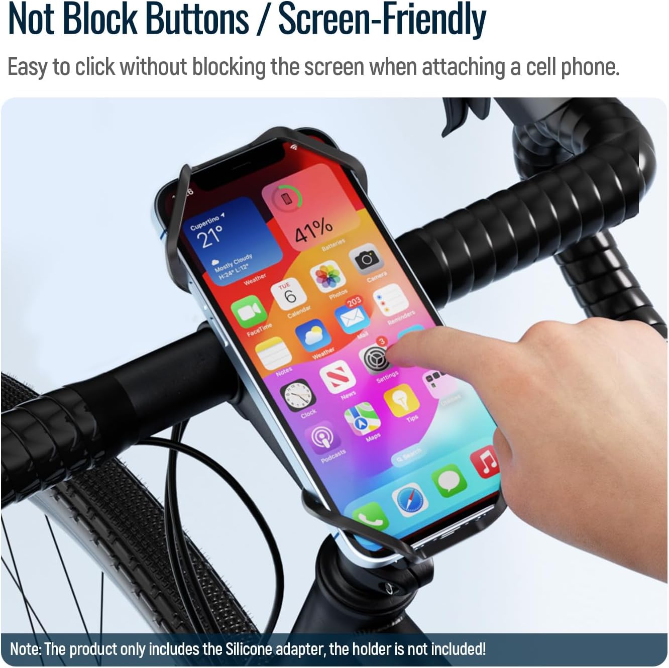 sincetop Universal Phone Silicone Adapter for C Series [1st Generation/2nd Generation] Holders
