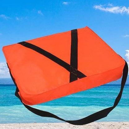 Opvonxeh Boat Cushions Flotation, Throwable Seat Cushion, Life Preserver with Strap, Lightweight Safety Rescue Tool 13.78x17.72x2.36 Inches for Swimming, Kayaks, and Canoes