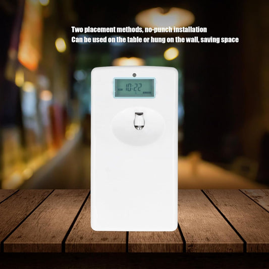 Automatic Perfume dispensers Wall Mounted Aromatherapy Diffuser with Working Time and LED Display for Home Office Bathroom Hotel KTV