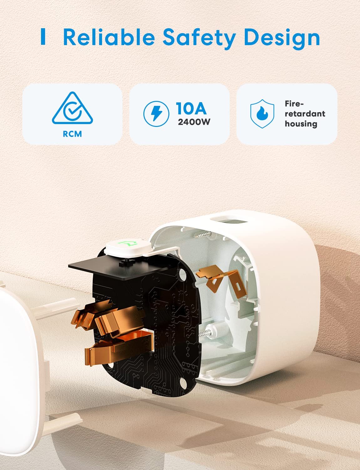 meross Smart Plug WiFi Outlet Works with Apple HomeKit, Siri, Alexa, Google Home, Smart Socket with Timer Function, Remote Control, No Hub Required - 4 Pack
