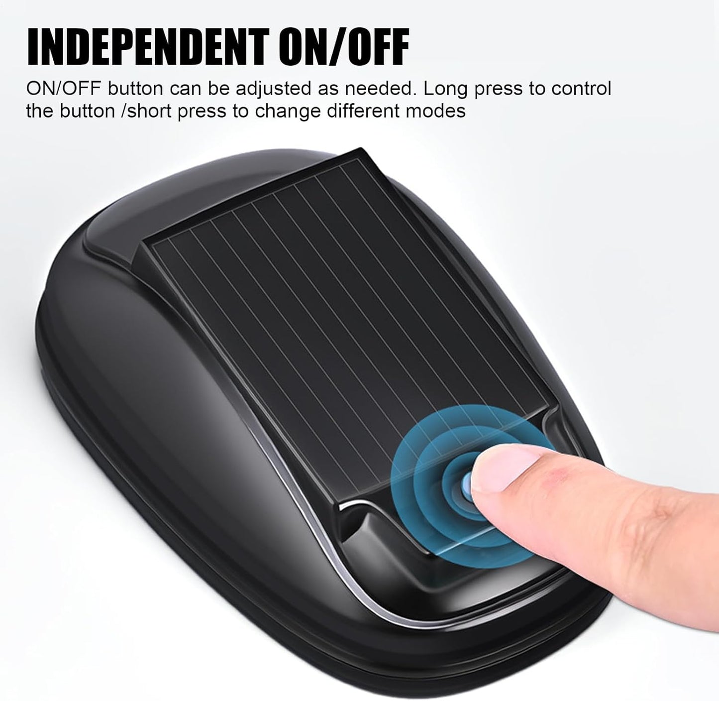 Solar Powered Cab Lights, Smart Sensing Led Roof Marker Lamps, 4 Pack Waterproof Exterior Mount Automotive Lighting Accessories for Trucks Motorcycles Vehicles Trailers Rvs