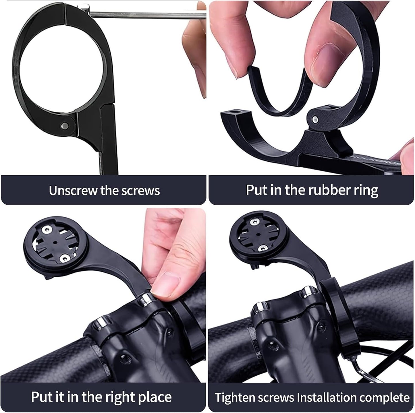 Bike Mount for Gamin Edge Explore 2 Bike Mount Compatible with Garmin Edge 530 540 520 510 500 200 130 20 25 800 810 820 830 840 1000 1040 1030 Plus GPS Computer