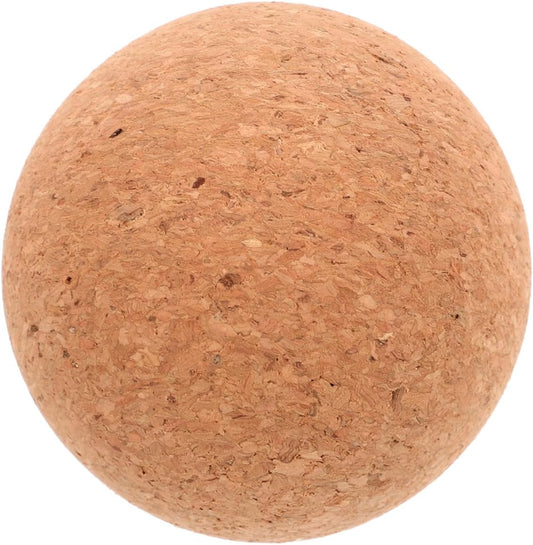 Mikikit Palla da Yoga Pratica Palla da Massaggio Fitness Massaggio alle Spalle Massagi Rulli per i Muschi di Yoga Sfera di Sughero Massaggiatore Muscolare Trucioli di Sughero