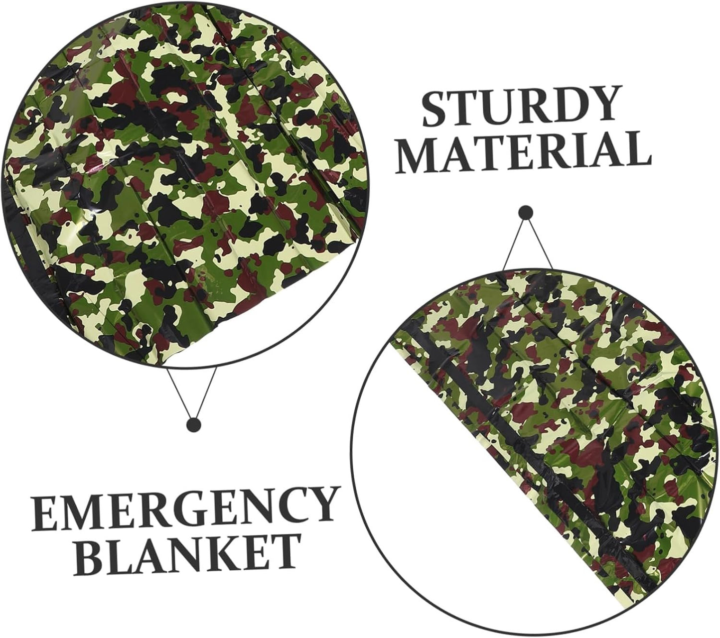 CORHAD 1 Set Emergency Tent Camping Sleeping Bags Army Tent Camping House Termica Car Camping Tent Camp Blanket Disaster Prevention and Shelter Package Tent Footprint Winter Tent or