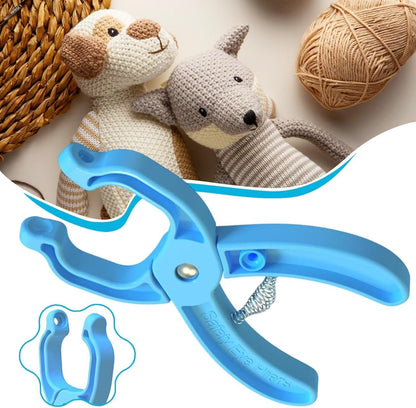 Gupcaqosjw Safety Eye Tool, Safety Eye Tool Pliers Auxiliary Tool, Eye Installation Tool, Doll Making Supplies for Washers, Stuffed Animal Eyes
