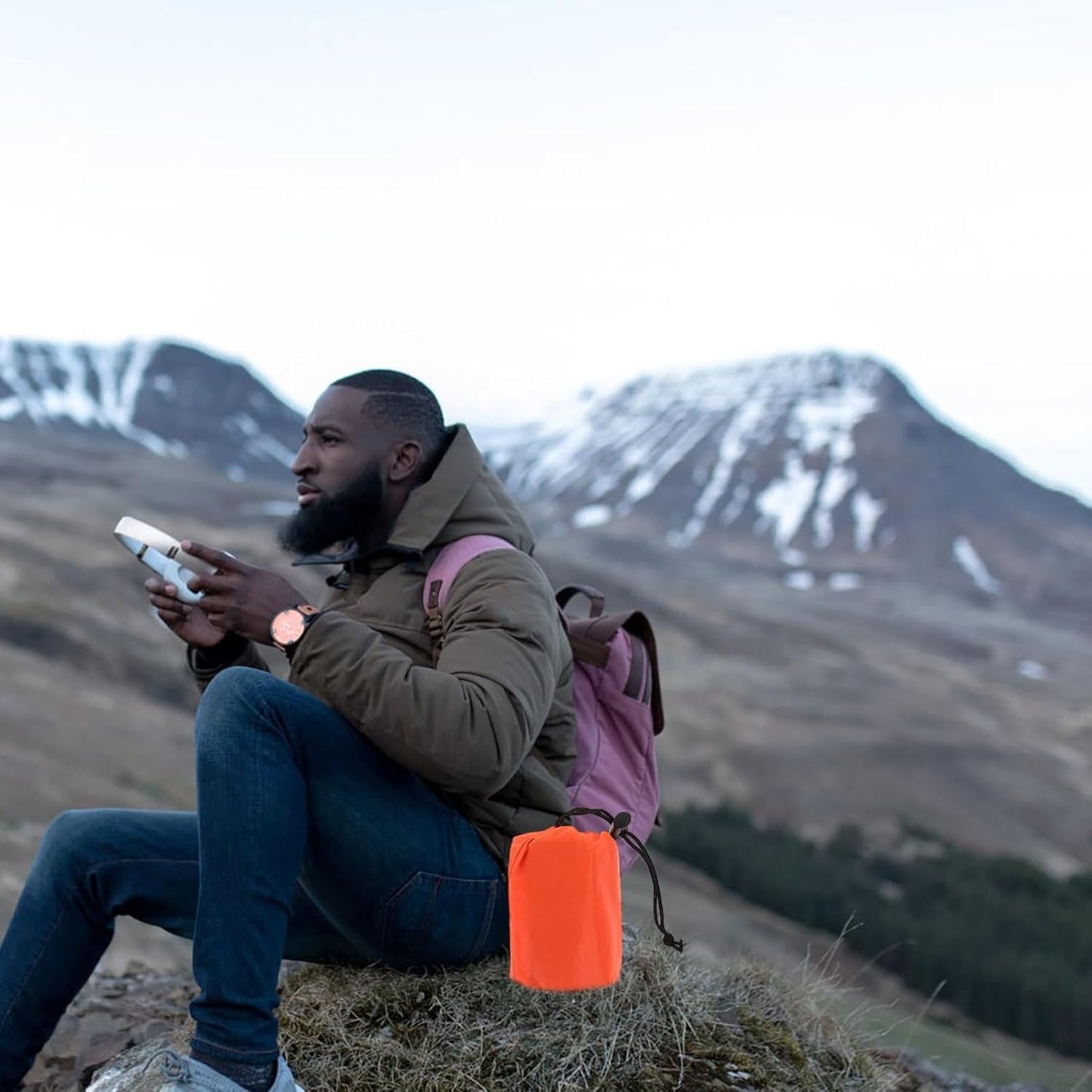 TOKIDNY Emergency Survival Blanket Tent Compact Portable Survival Sleeping Bag Camping Blanket 3 Pack Waterproof for Hiking Outdoor Gear