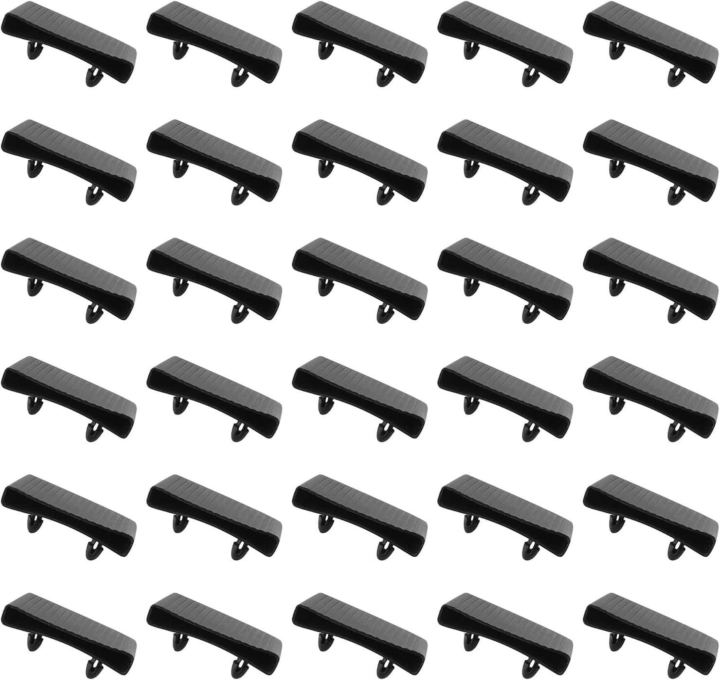 JCBIZ 30pcs 65x9mm Plastic Bed Slat End Caps Holders Plastic Connector Furniture Accessories for Holding Securing Wooden Slats Bed Base