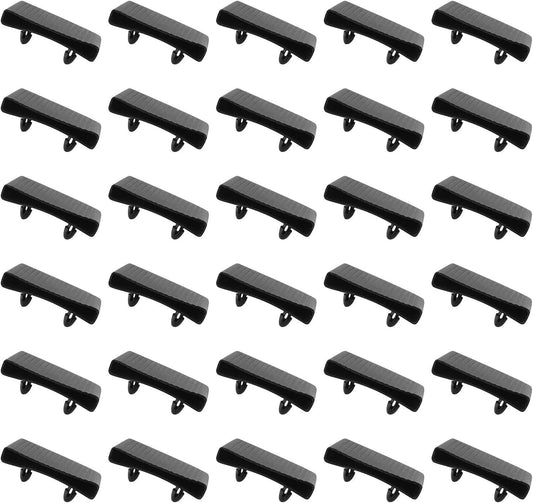 JCBIZ 30pcs 65x9mm Plastic Bed Slat End Caps Holders Plastic Connector Furniture Accessories for Holding Securing Wooden Slats Bed Base