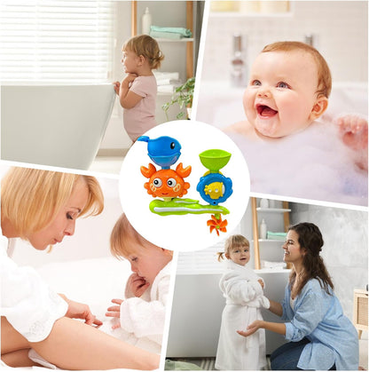 Suction Bath Toys, Shower Water Play Set, Fun Interactive Design, Strong Suction Attachment, Bathroom Entertainment, Ideal for Kids, Bathtub, Beach, Swimming, Travel, Daily Use