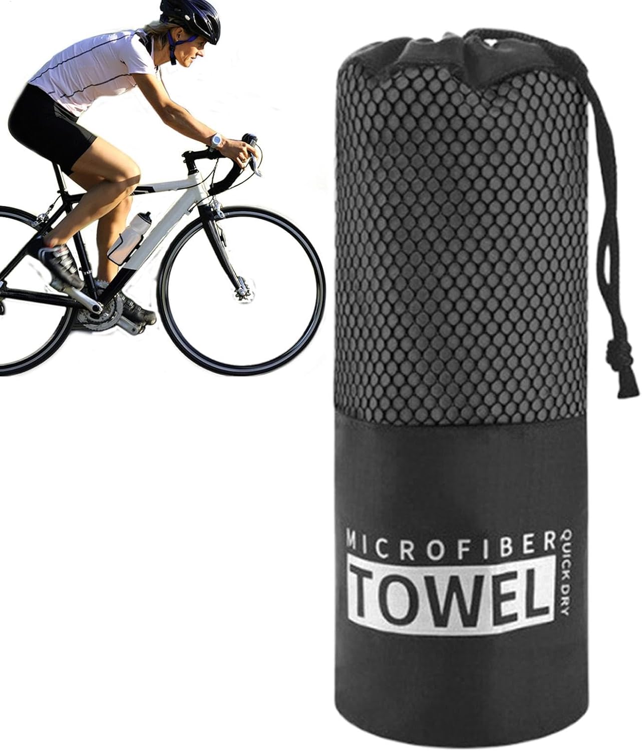 Quick Drying Beach Towel, Quick Dry Microfiber Bath Towel Workout Gear, Portable Washing Cloth, Camping Accessories, Sandproof for Exercise, Fitness, Travel