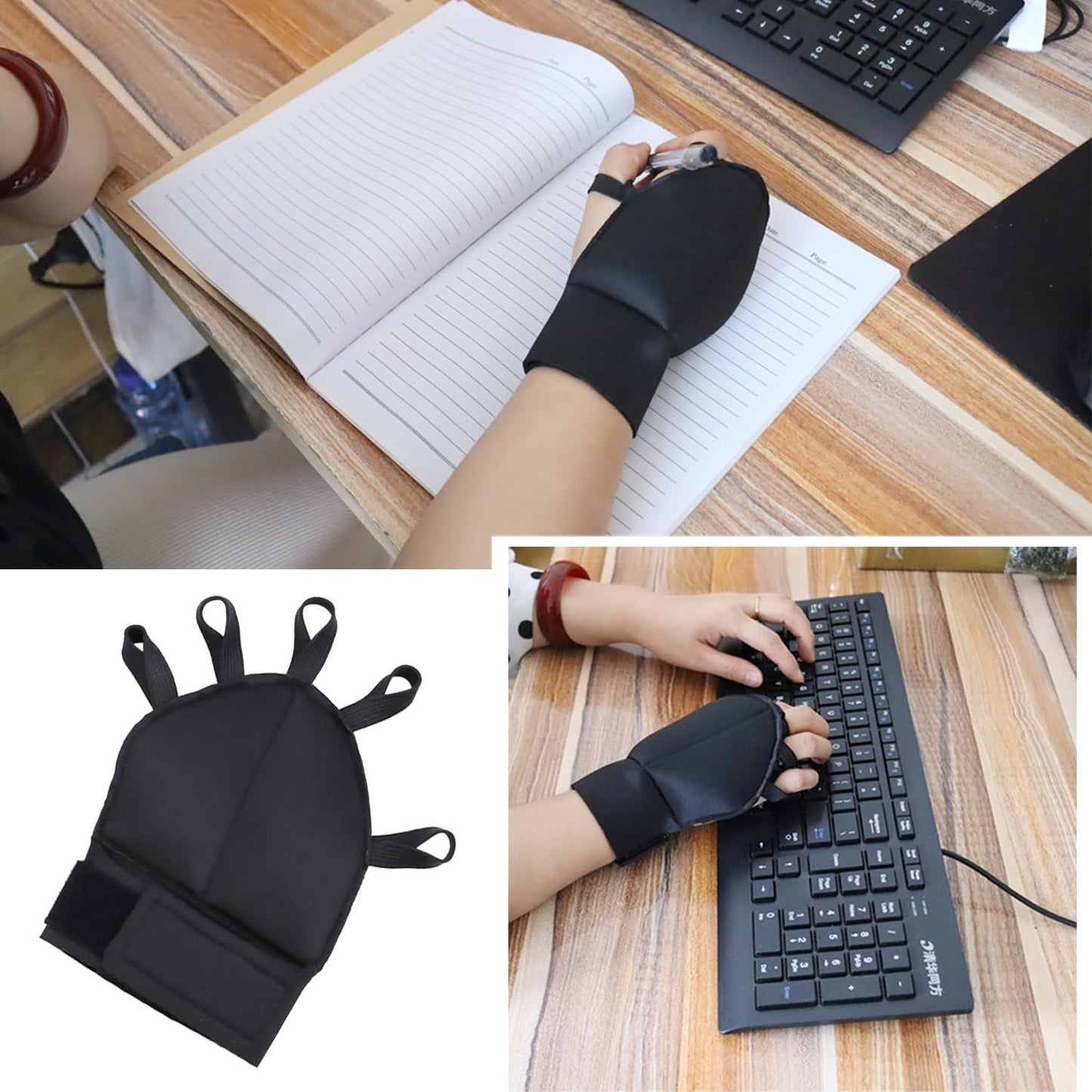 Weighted Gloves for Tremors Hand Weight for Fine Motor Skills Hand Weighted Utensils Adjustable Weights Glove for Parkinson’s Essential Tremors Patients 0.5lb Single